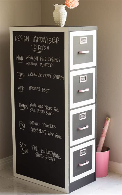 recycled filing cabinet ideas